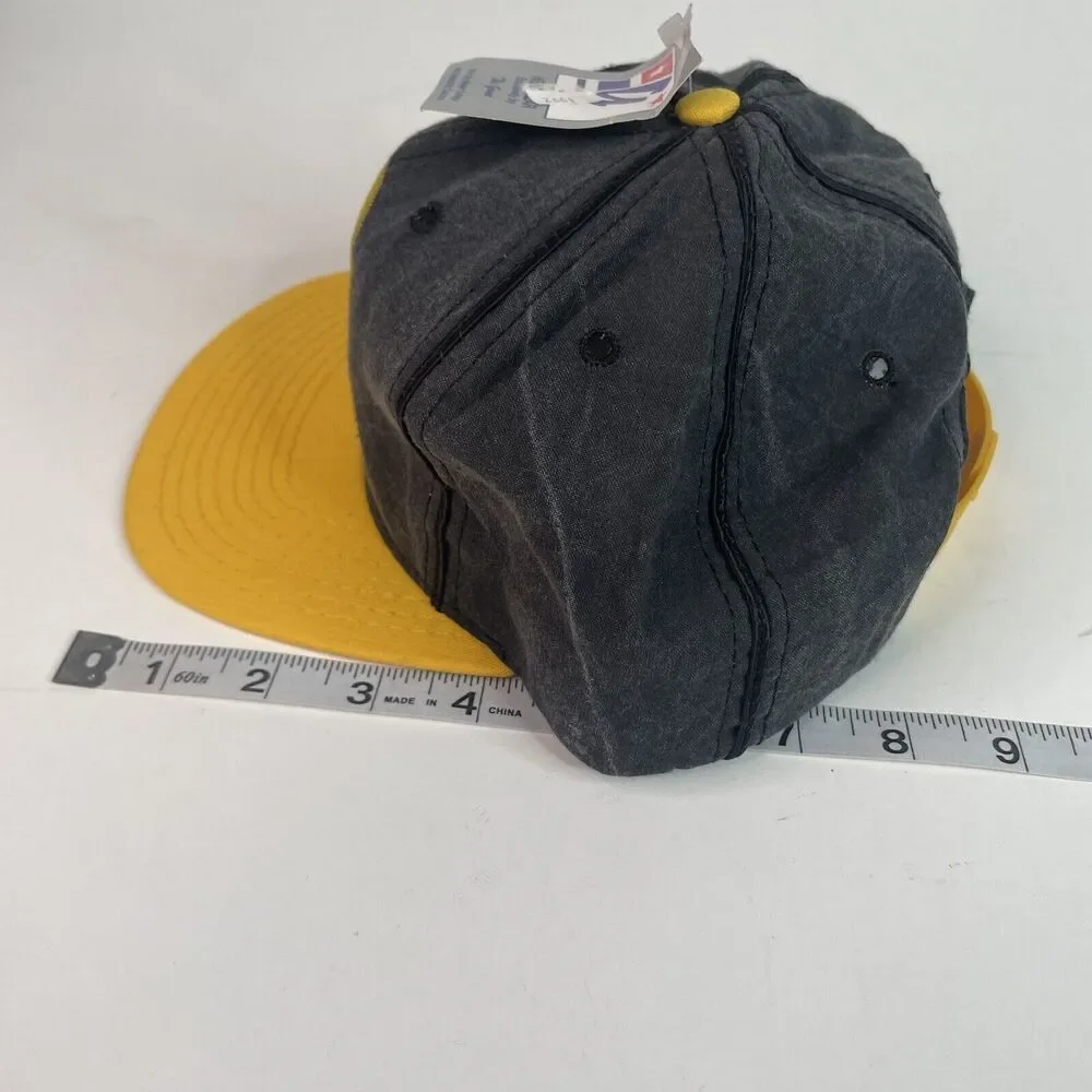 New Vintage Iowa Hawkeyes Snapback Hat, The Game, Black/yellow, Logo, NWT 1992 - Picture 10 of 10